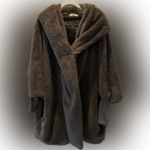 Nanako Blanket Coat in Mocha - One Size